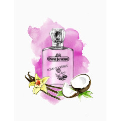 创意香水插画