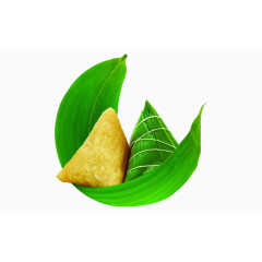 端午节 粽子 节日元素 绿色食品