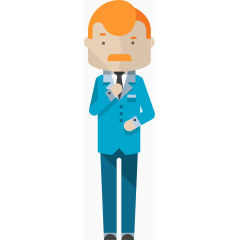 卡通IT人物矢量PNG图