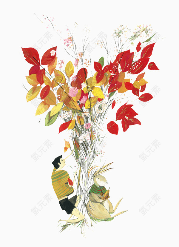 植物系列插画创意设计