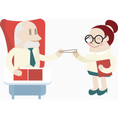 卡通商务人物元素