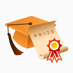 灰色毕业证书图片