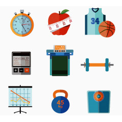 锻炼身体相关素材