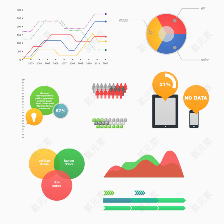 数据图表信息素材