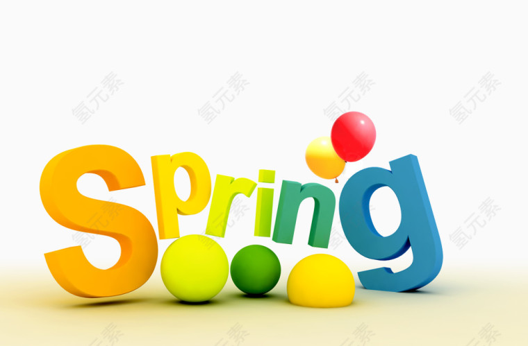 春天SPRING字体