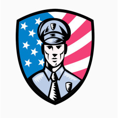 美国警察素材图片