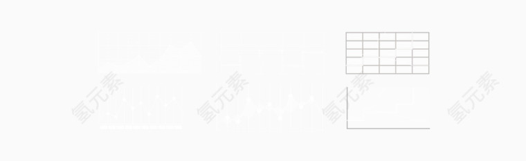 PPT专用素材图表矢量图