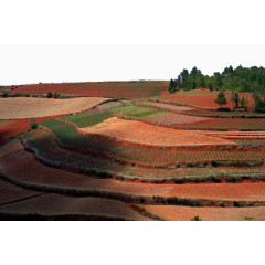 云南东川红土地风景