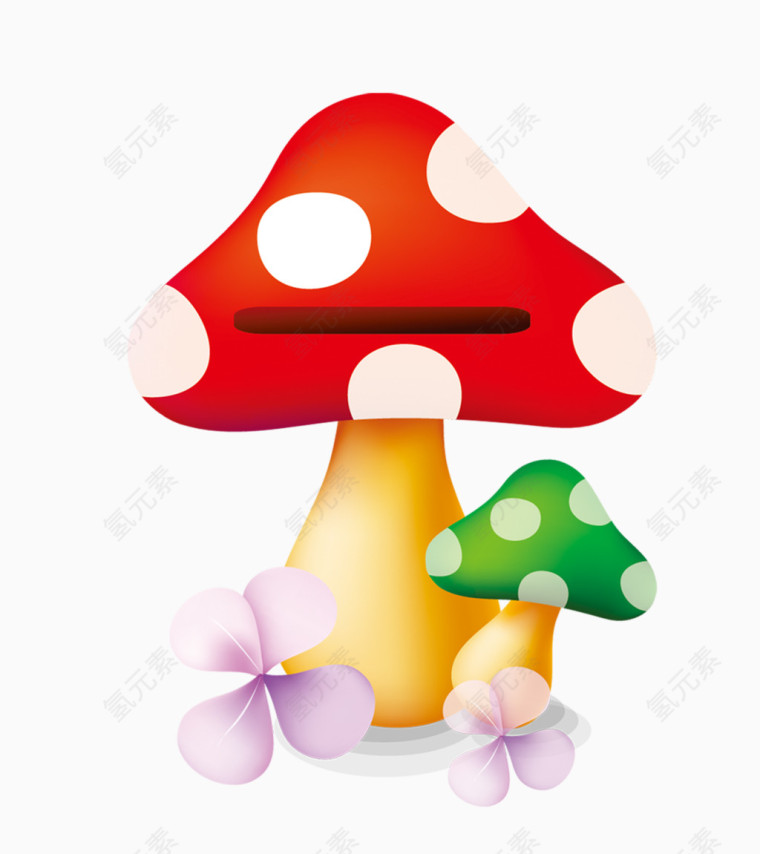 可爱卡通蘑菇