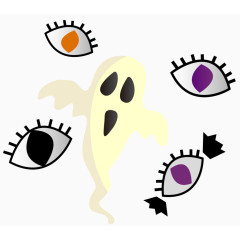 鬼节卡通幽灵
