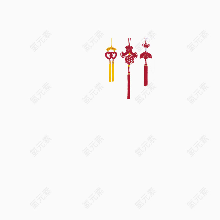 春节吊坠装饰免抠图素材