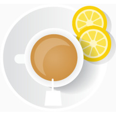 扁平化卡通美食下午茶