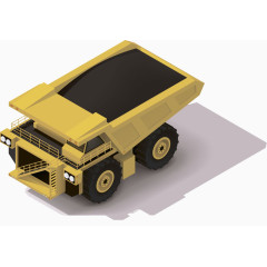 卡通手绘卡通工程车