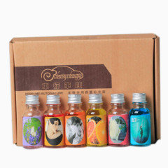 一盒6味汽车香水