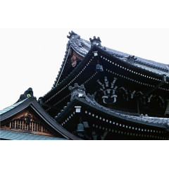 中式屋檐装饰建筑