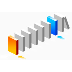 立体多米诺骨牌