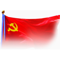 党建海报党旗革命