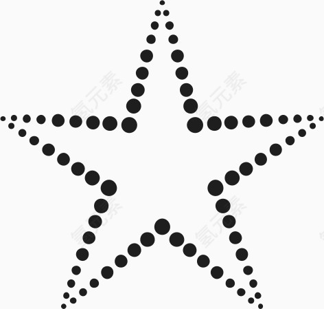 点线面构图底纹角花素材