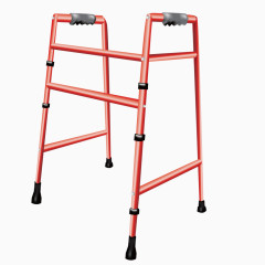 卡通病人康复架