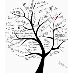 矢量数学小树