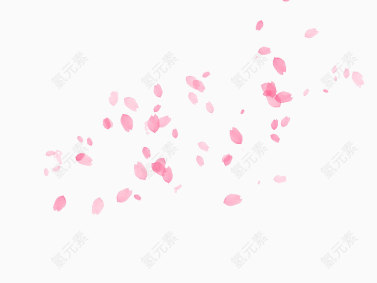 粉色花瓣图片素材