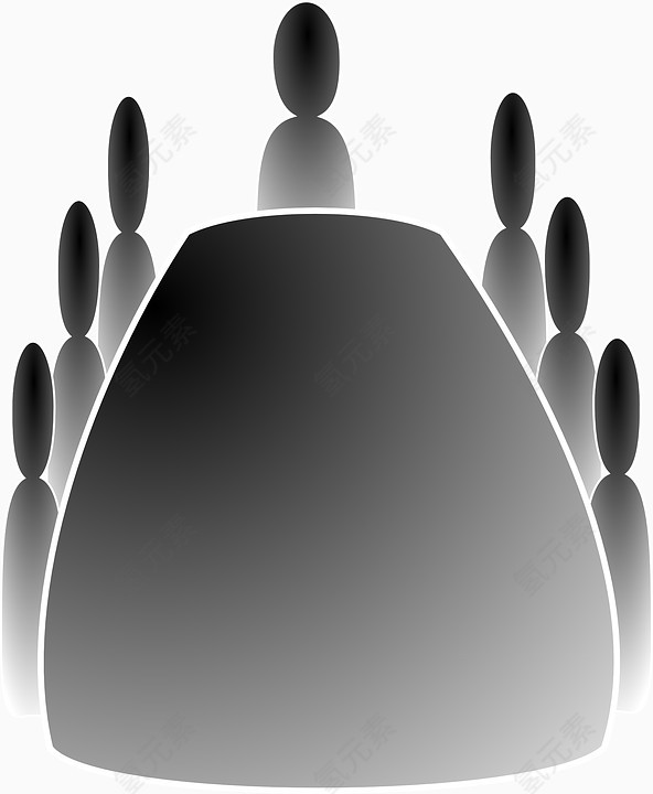 卡通人物画像会议