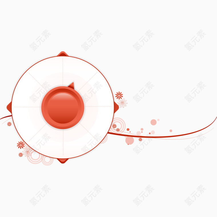 手绘粉色小图标