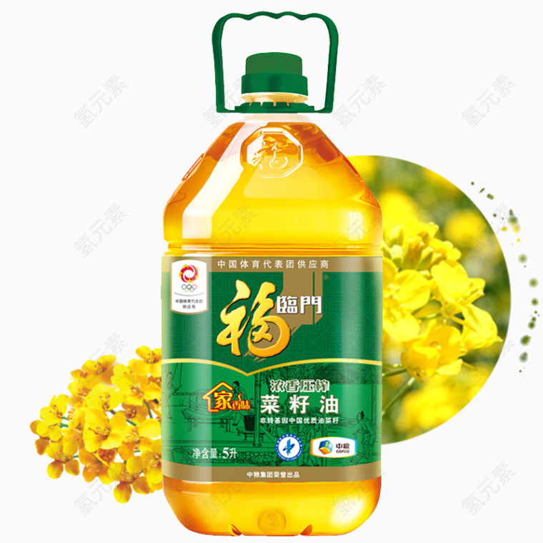 福临门非转基因压榨菜籽油