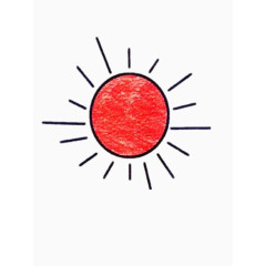 鲜红的太阳