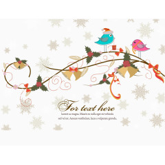 矢量冬天雪景贴图