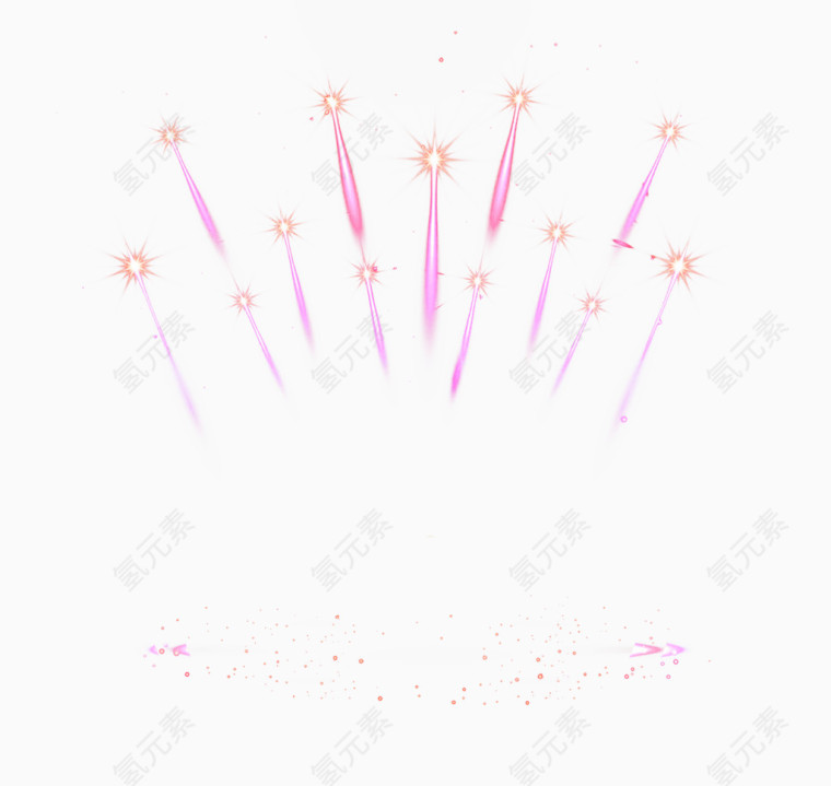 舞台炫彩粉色灯光