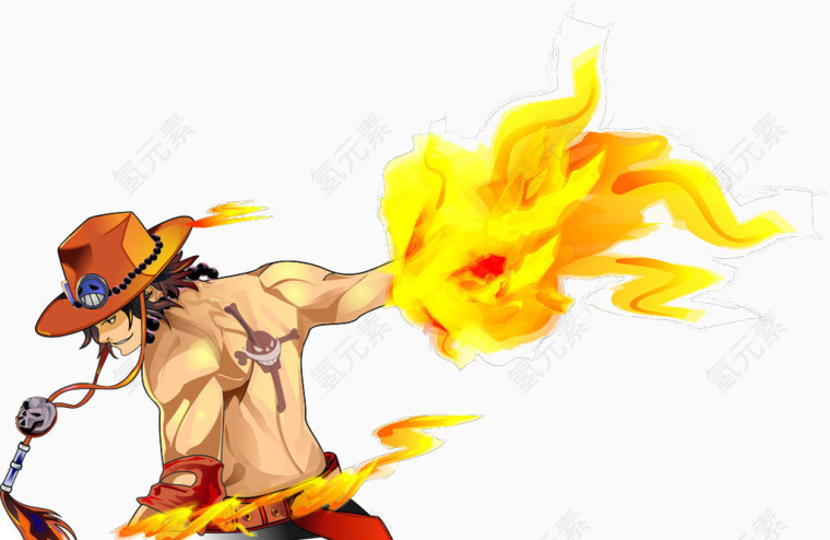 火拳艾斯高清免扣素材