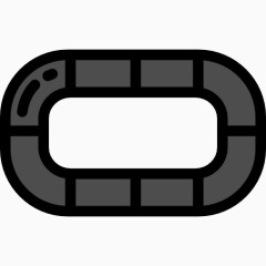 一个玩具车轨道