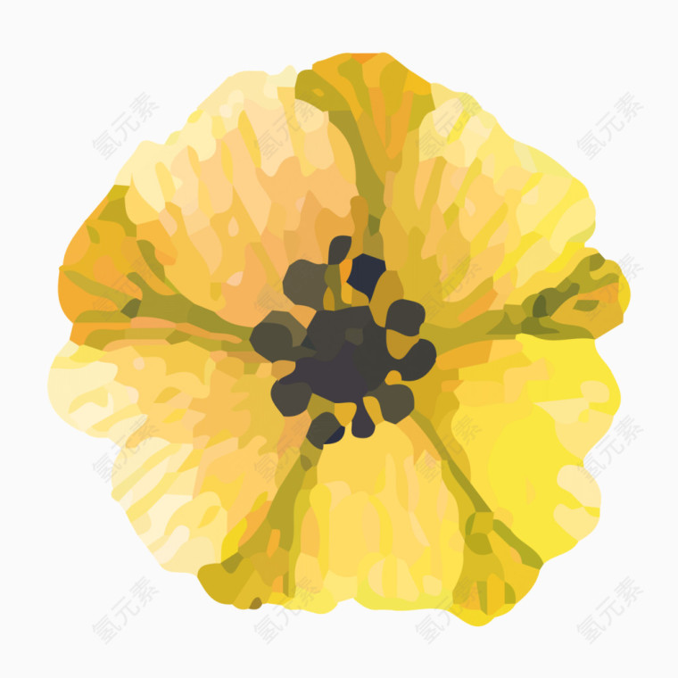 水墨小黄花