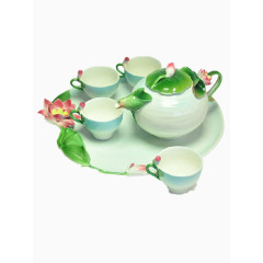荷花茶具