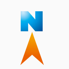 北极指南针矢量图标