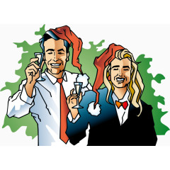 圣诞氛围卡通装饰