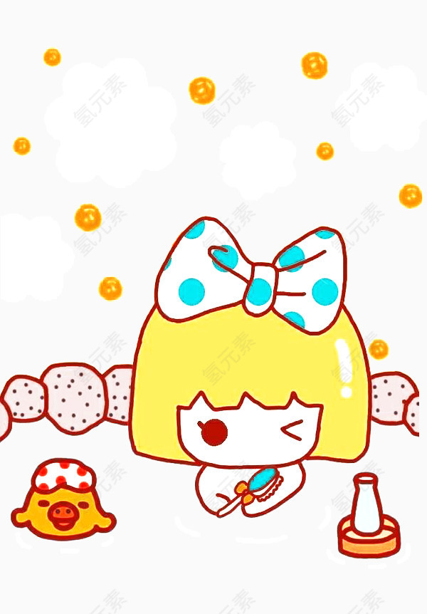 黄头发美女洗澡图片素材