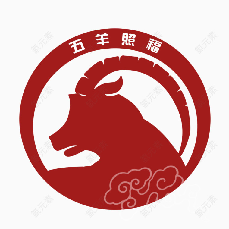 五羊照福logo图片