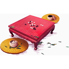 围棋装饰图案免费素材下载