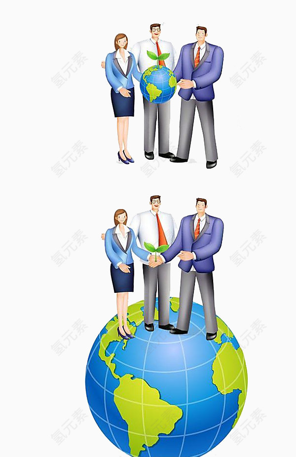 商务人士跨境合作