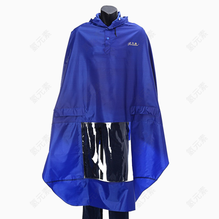 蓝色雨衣