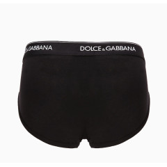 杜嘉班纳白字黑色三角内裤背面