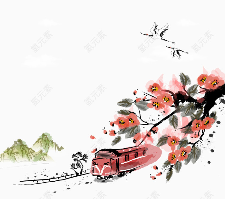 春天的火车