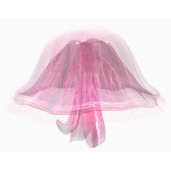 粉色透明水母免抠素材