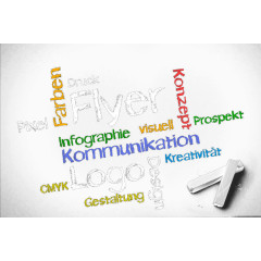 彩色英文艺术字体