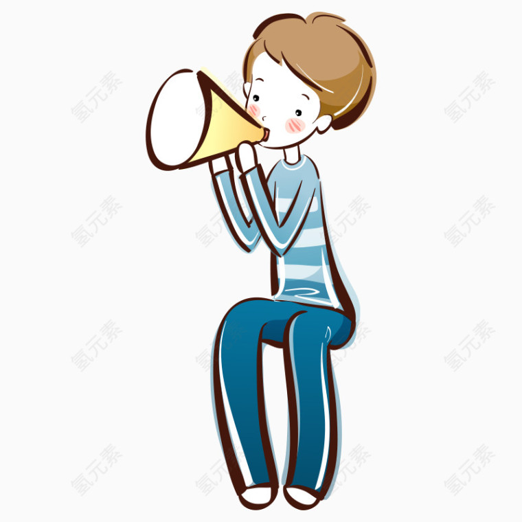 卡通人物 七夕节