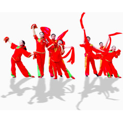 中国红广场舞队庆国庆