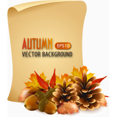 矢量秋天果实
