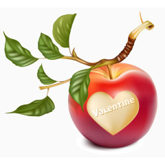 浪漫心形苹果